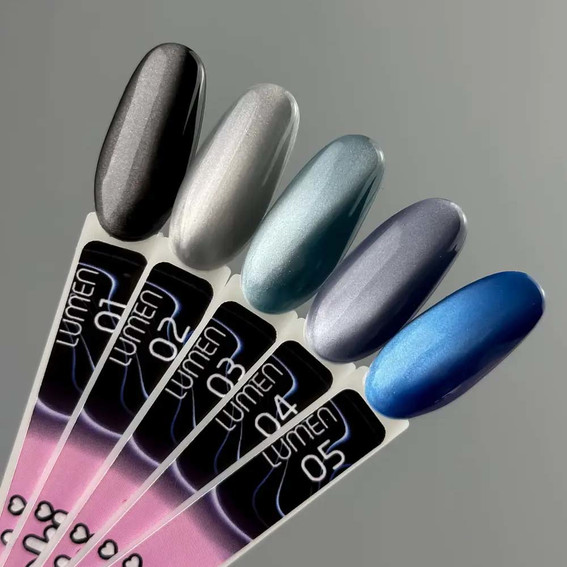 Gellack Toki-Toki Lumen LU03 grau-blau 5 ml - Фото №3