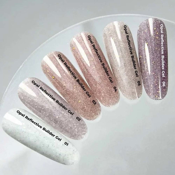 Gel NAILSOFTHEDAY Opal reflektierend Aufbaugel 02  15 g - Фото №2