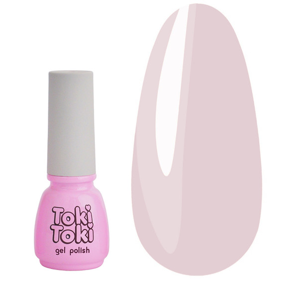 Gel polish Toki-Toki № 014 white with pink 5 ml - Фото №1