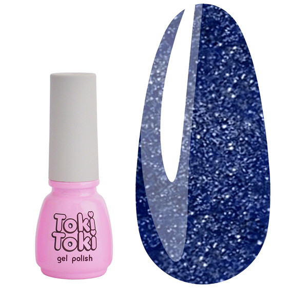 Gel polish Toki-Toki Cosmo № 26 deep blue reflective 5 ml - Фото №1