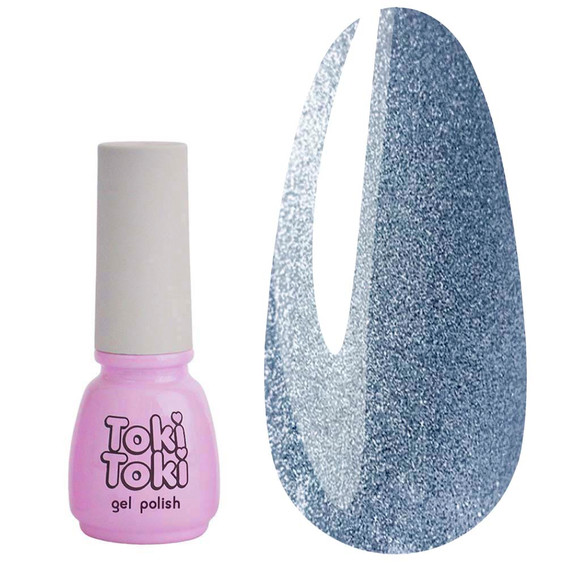 Gel polish Toki-Toki Lumen LU04 gray-blue 5 ml - Фото №1