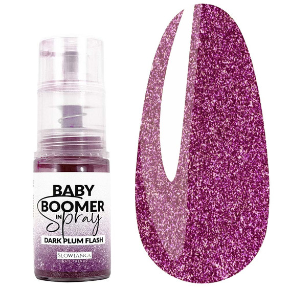 Spray Slowianka Baby Boomer im Spray DARK PLUM FLASH 5 g - Фото №1