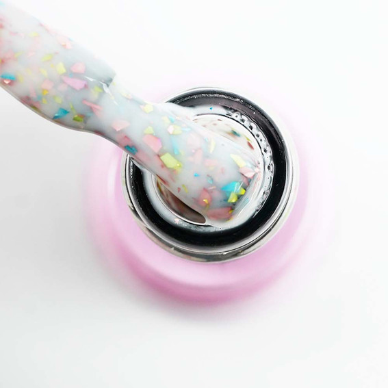 Toki-Toki Potal Base 008 milchig mit goldenem, gelbem, blauem  5 ml - Фото №2