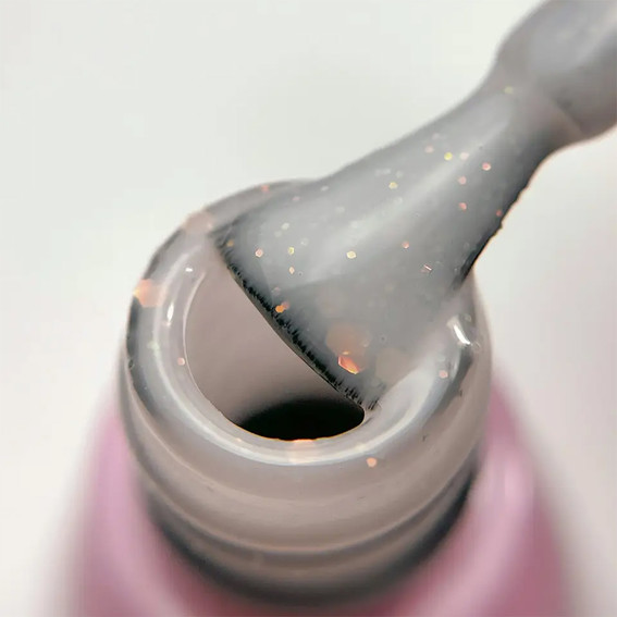 Gel polish Toki-Toki Fairytale FT02 white with holographic glitter 5 ml - Фото №2