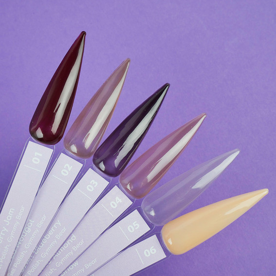 Gellack TUFI profi PREMIUM Gummy Bear №01 Blackberry Jam 8 ml (0318252) - Фото №4