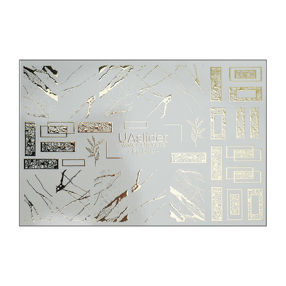 Slider design UAslider foil gold abstract №Fg 049 - Фото №1