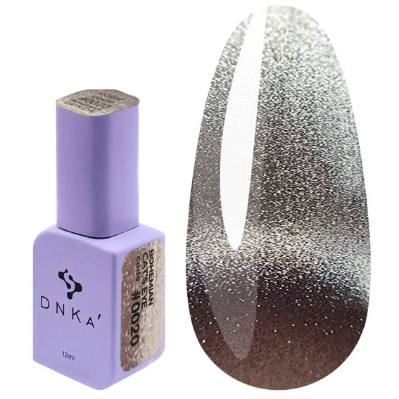 Gel polish DNKa Bohemian Cat's Eye 020 cappuccino 12 ml (FTCGP0020) - Фото №1