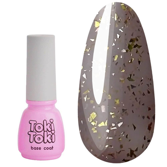 Toki-Toki Glaze Base GL02 hellbraun mit Blattgold 5 ml - Фото №1