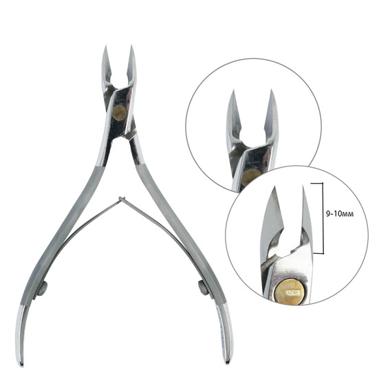 Leather nippers Easy Line by OLTON model M 9-10 mm - Фото №1