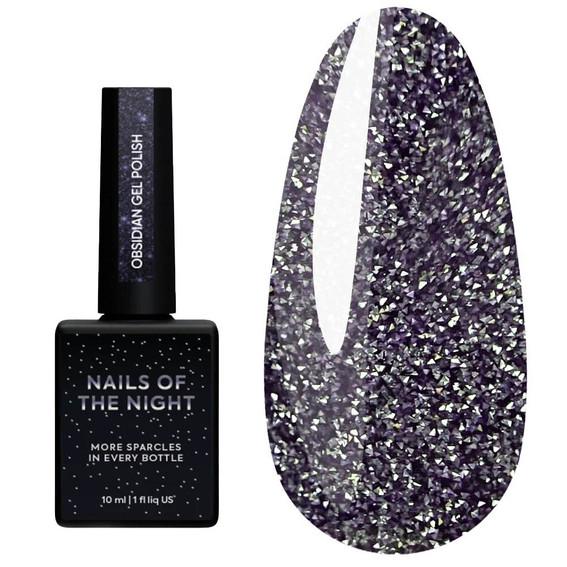 Gel polish NAILSOFTHENIGHT Obsidian 10 ml - Фото №1