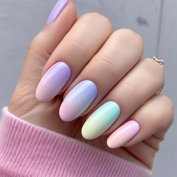 Маникюр весна 2025 (Плавный Градиент)