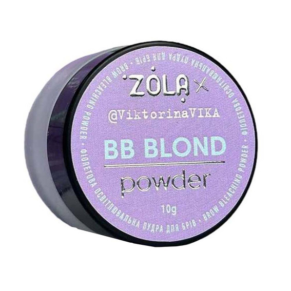 ZOLA Viktorina Vika Illuminating Purple Puder für Augenbrauen BB Puder 10 g - Фото №1