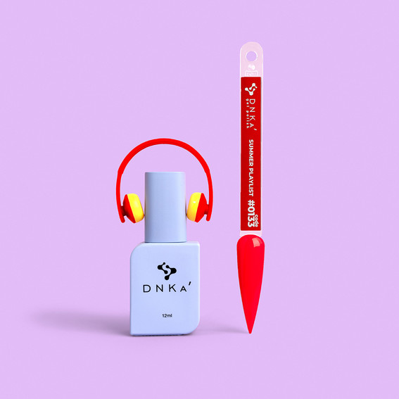 Gel polish DNKa Summer Playlist 0133 raspberry 12 ml (GPDC0133) - Фото №2