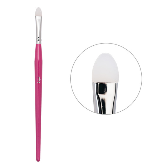 Кисточка ZOLA 20 силиконовая овальная средняя