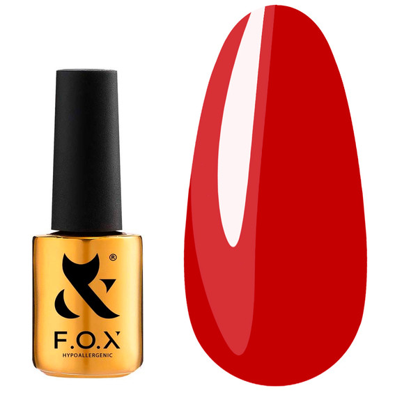 Gel polish F.O.X Lipstick Collection 005 classic carmine 7 ml (LC - 05) - Фото №1