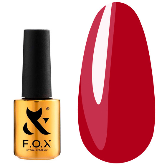 Гель-лак F.O.X Lipstick Collection 007 насыщенный винный 7 мл (LC - 07) - Фото №1