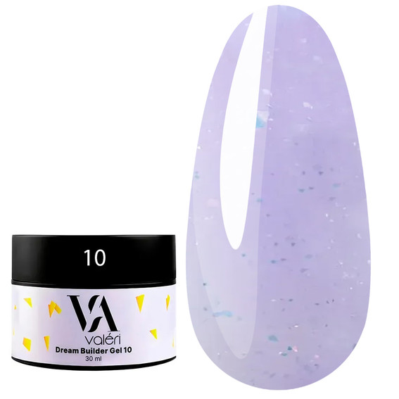 Gel for extension VALERI BUILDER GEL DREAM №10 30 ml - Фото №1