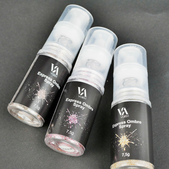 Spray for ombre effect VALERI EXPRESS OMBRE SPRAY №02 black 7.5 g - Фото №3