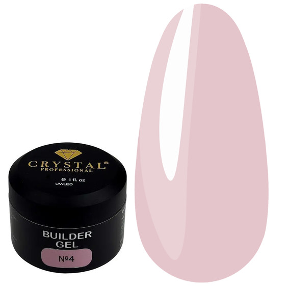 Crystal Builder Gel Nr. 4 Hellrosa 30 ml - Фото №1