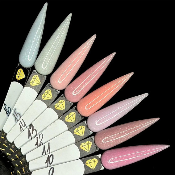 Crystal Base Shimmer №9 rosa mit Schimmer 15 ml - Фото №2