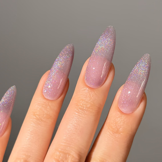 Gellack DARK Hologram Katze 04 lila 6 ml - Фото №3