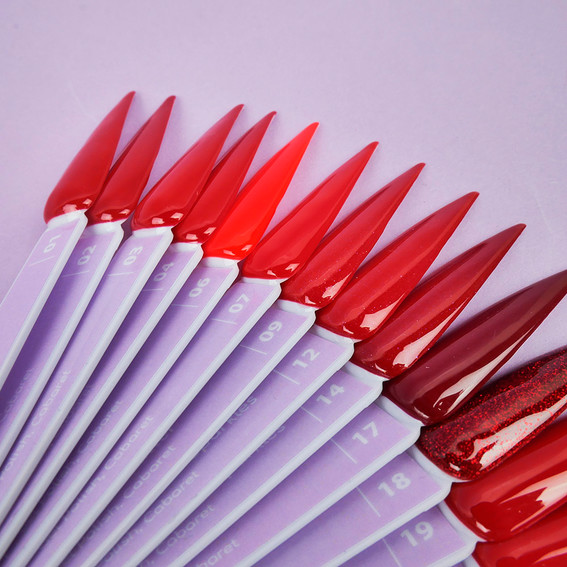 Гель-лак TUFI profi CABARET 12 Кармин с блестками 15 мл (0321348) - Фото №8