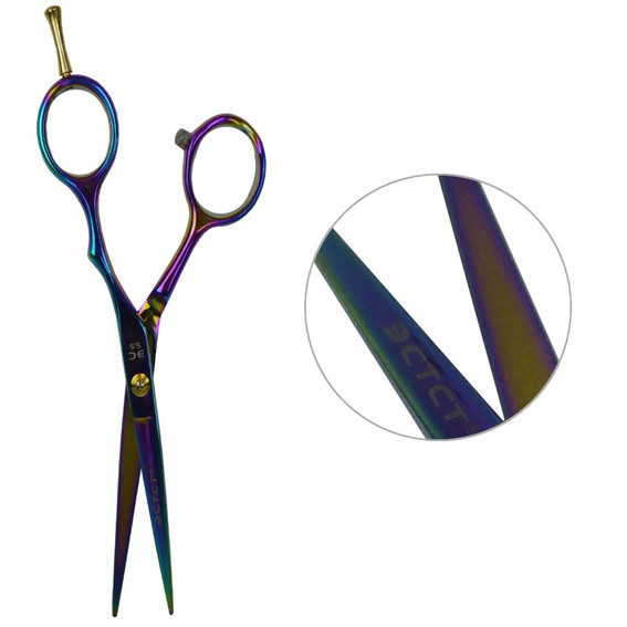 ESTET Lila Chamäleon-Haarschneideschere, 5,5 Zoll
