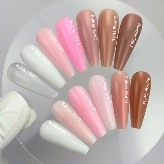 Гель для наращивания NAILSOFTHEDAY Builder Gel 06 светло-коричневый 30 мл - Фото №3