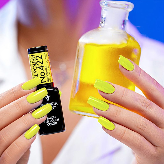 Гель лак Victoria Vynn 422 Hello Yellow 8 мл - Фото №2