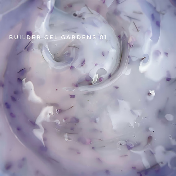 Гель для наращивания TOUCH Gardens builder gel 01 молочный 15 мл - Фото №2