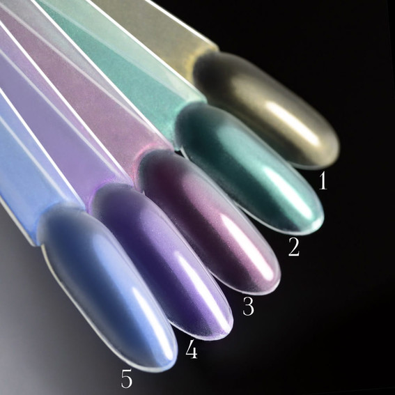 Nagelpuder AlleLac Ala Hailey Glaseffekt Nr. 3 - Фото №6