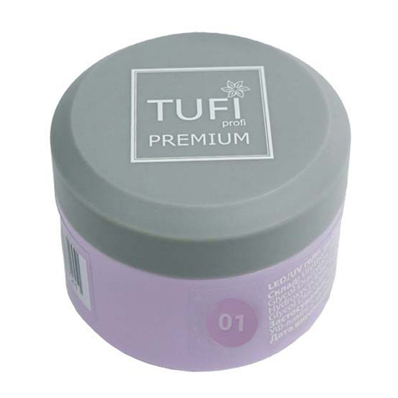 TUFI profi Aufbaugel UV/LED 01 Clear 15 ml (0324489) - Фото №1