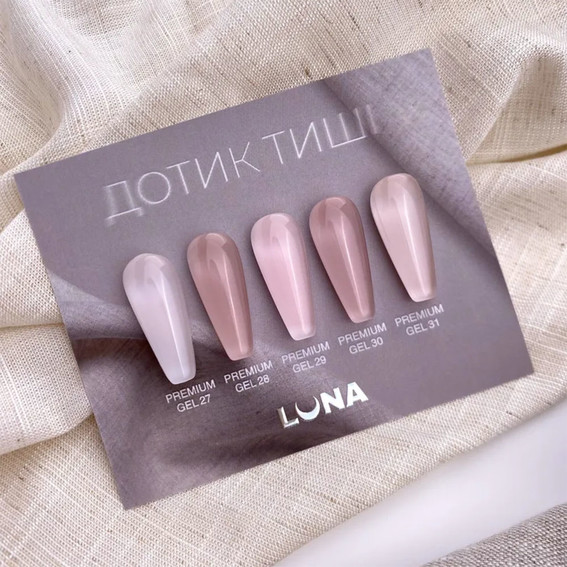 Гель для наращивания ногтей LUNA Premium №29 полупрозрачный розовый 15 мл (323-4946-1345) - Фото №3