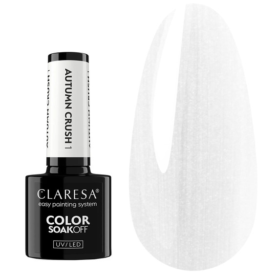 Gel polish Claresa AUTUMN CRUSH 1 milky pearl 5 g - Фото №1