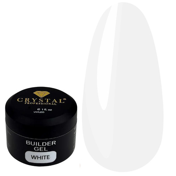 Crystal Builder Gel Weiß 30ml - Фото №1