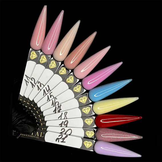 Гель для наращивания Crystal Builder Gel №15 пастельно-розовый 15 мл - Фото №2