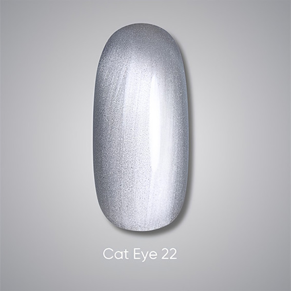 Gel polish DARK Cat Eye 22 silver 10 ml - Фото №3