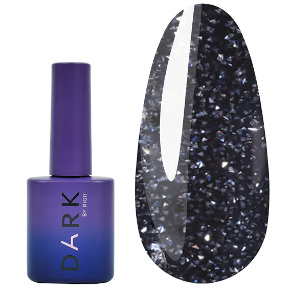 Gel polish Dark Flash 11 dark violet 10 ml - Фото №1