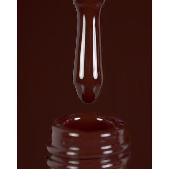 Gel polish DARK New collection 032 dark brown 6 ml - Фото №2