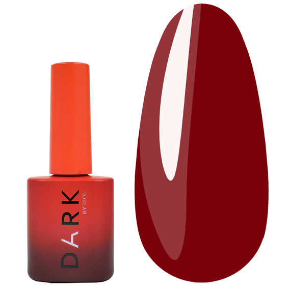 Gel polish DARK New collection 008 dark red 10 ml - Фото №1