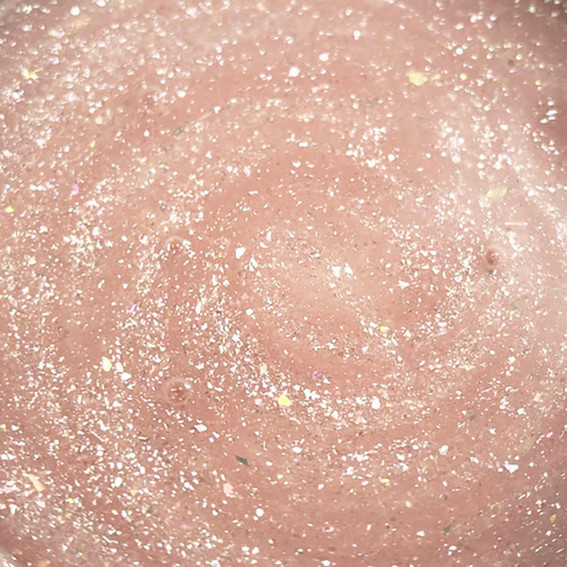 DARK Medium Gel Nr. 45, beige mit Glitzer, 15 ml - Фото №2