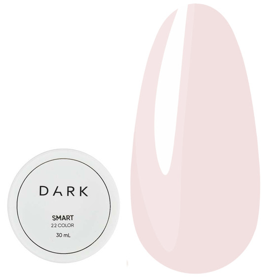 Gel for extensions Dark Smart Builder gel 22 soft pink 30 ml - Фото №1
