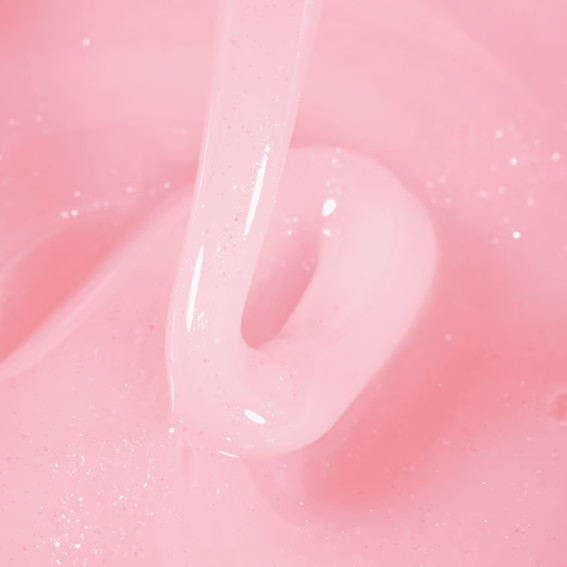 Гель для наращивания Dark Smart Builder gel 32 розовый с блестками 15 мл - Фото №2