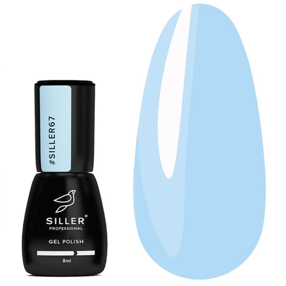 SALE Gel polish SILLER №067 blue 8 ml (u0000001673)