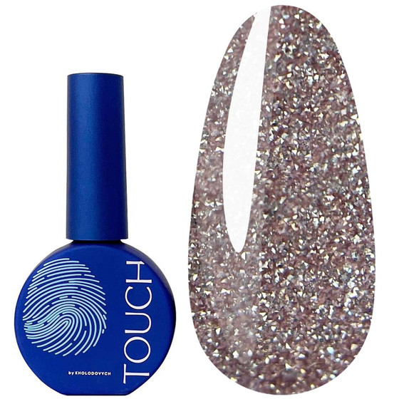 TOUCH Space gel polish 03 rose gold reflective 9 ml - Фото №1
