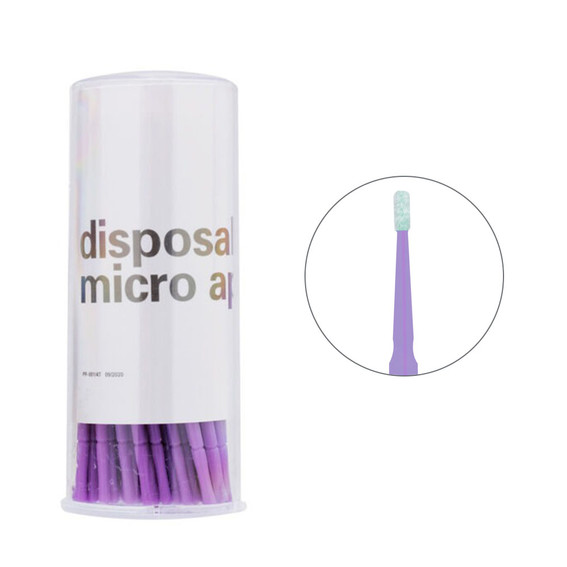 Mikropinsel-Applikator Aba Group PP-901 violett 1 mm 100 Stk