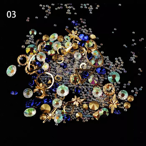 MANY BEAUTY 3D Nagel- und Make-up-Dekorationsset (MODELL NR. 3) - Фото №2