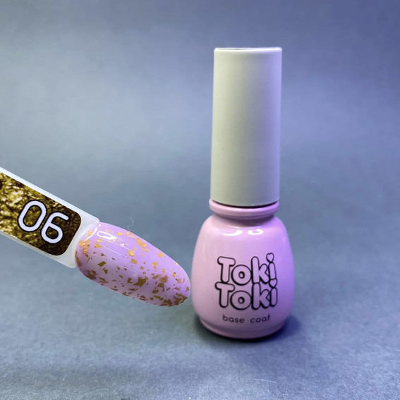 Toki-Toki Potal Base 006 Flieder mit Blattgold, 5 ml - Фото №3