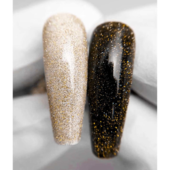 Nagellack-Überlackc GA&MA Disco SHINE 004 Gold  15 ml (7702646) - Фото №3