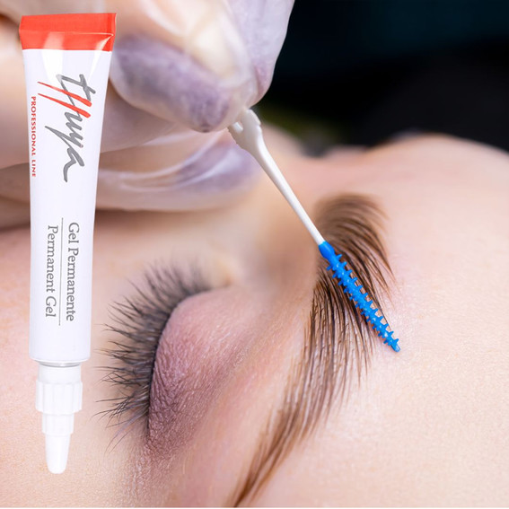 Permanent Augenbrauen- und Wimpernlaminierungsgel Thuya 15 ml - Фото №3